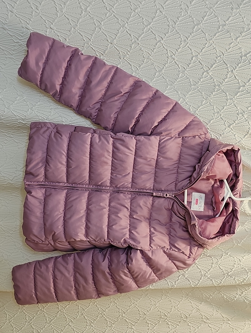 The Children's Place Mauve Pink Quilted Puffer Jacket